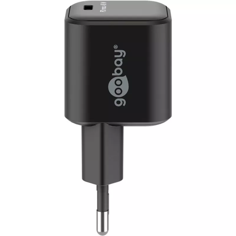 Carregador Goobay 65331 carregador rápido AC para interior preto USB Type-C