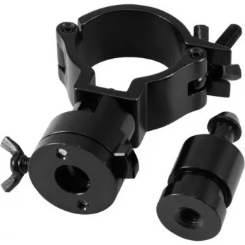 EUROLITE Abraçadeira TPZ-1 preta com pino TV – abraçadeira de iluminação/treliça para luminárias