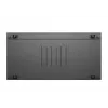 Armário rack LANBERG FF01-6222-12B 22U 600x1200 mm preto com portas frontal e traseira de vidro