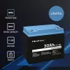 Bateria recarregável LiFePO4 QOLTEC 12,8V 30Ah 384Wh com BMS