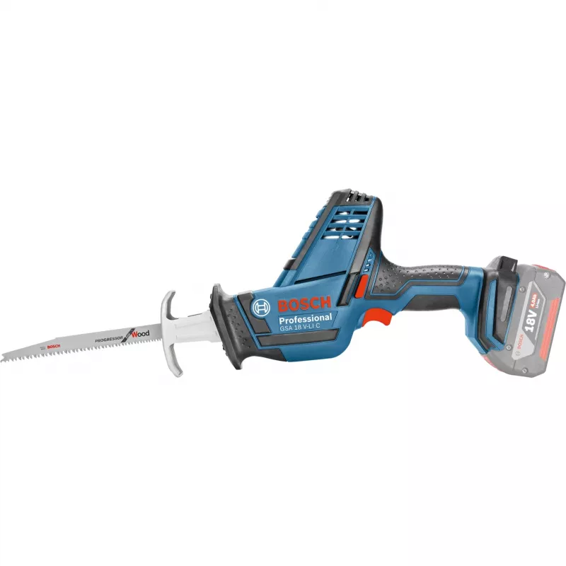 Bosch GSA 18 V-LI C Professional preto, azul, vermelho