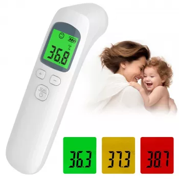 Termómetro infravermelho sem contacto Extralink Smart Life F-01, branco