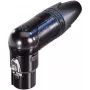 Neutrik conector fêmea XLR angular, número de polos: 3, preto NC3FRX-BAG 1 unid. (NC3FRX-BAG)