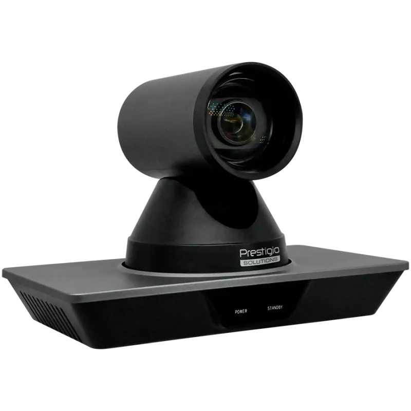 Câmara PTZ Prestigio VCS 4K PVCCU8N001 — 4K 8,5 MP, HDMI 2.0, USB 3.0, RJ45 (sem microfone)