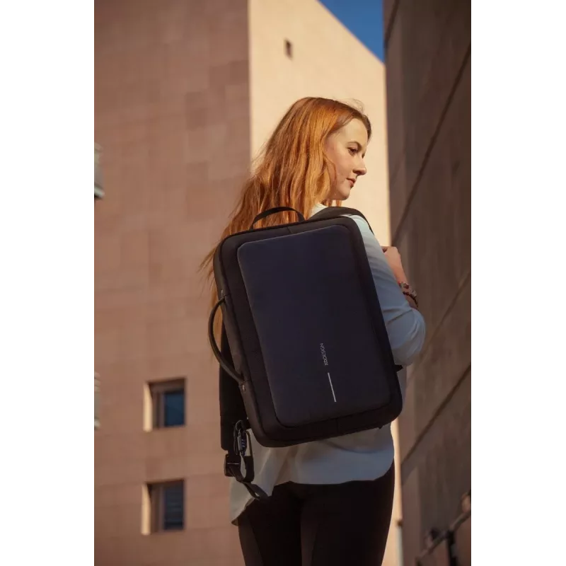 Mochila / pasta antirroubo XD Design Bobby Bizz 2.0 preta P/N: P705.921