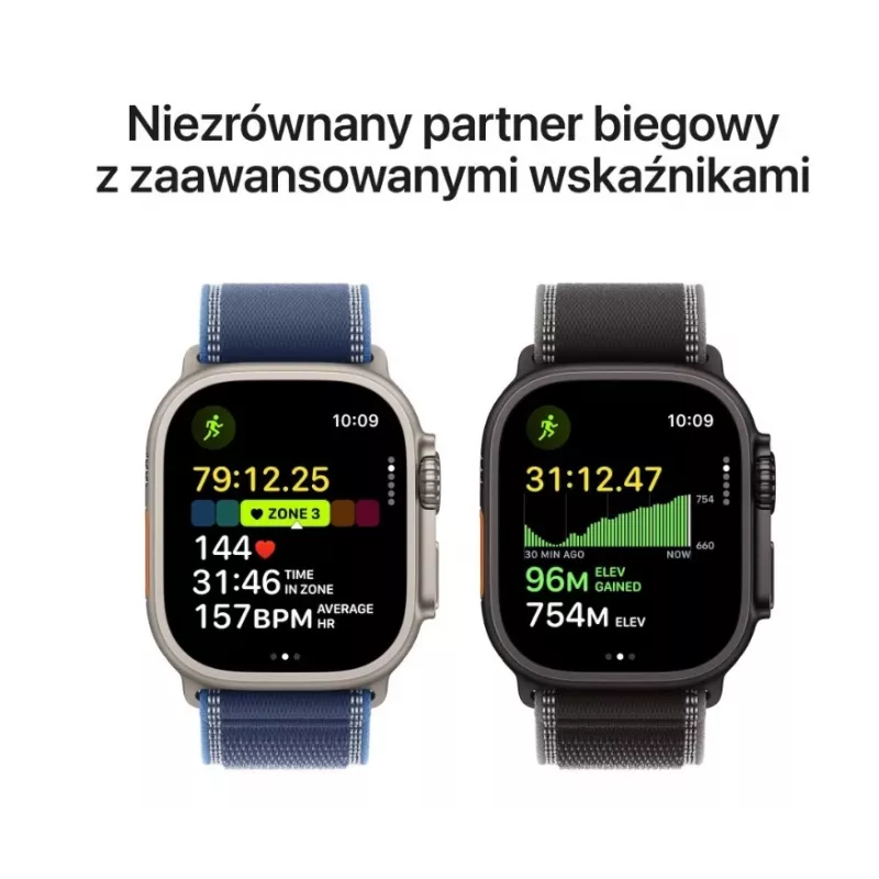 Smartwatch Apple Watch Ultra 3 GPS + Cellular 49mm caixa de titânio preta