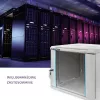 Armário rack QOLTEC 19 polegadas 9U 600x500x600 montagem na parede ou no chão caixa de servidor