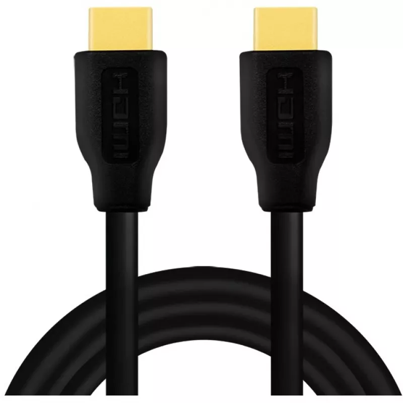 LogiLink CH0100 cabo HDMI Premium High Speed com Ethernet, HDMI 2.0 tipo A macho–macho, 4K 60 Hz, 18 Gbit/s, 1 m, preto
