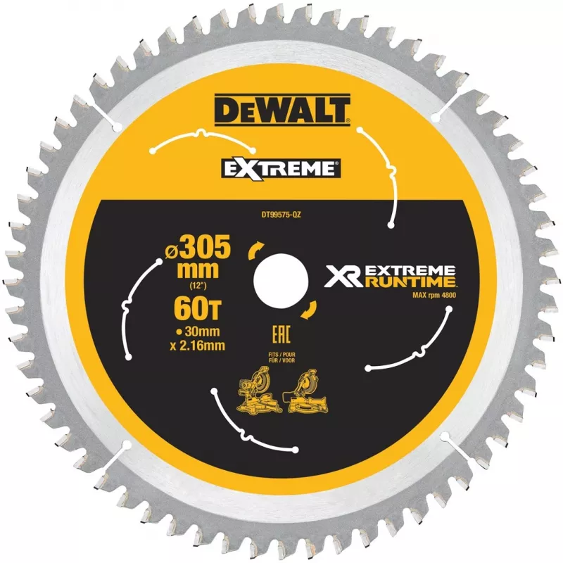 Lâmina de serra circular DeWALT DT99575-QZ 30,5 cm 1 unid.