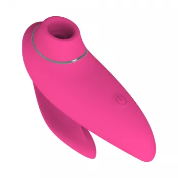 Massageador de clítoris Erolab Dolphin VVS01r rosa — estimulador pessoal compacto, recarregável por USB