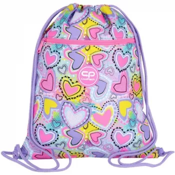 Saco de Desporto CoolPack Vert Pastel Hearts