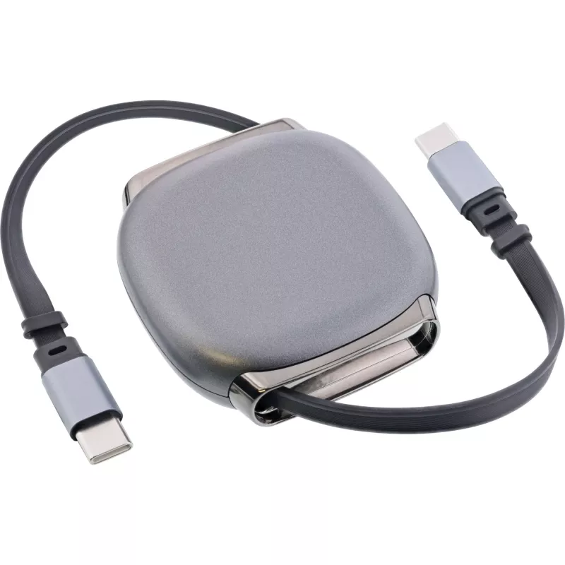 Cabo USB-C InLine 35850, 100W Power Delivery, 0,80 m, preto/cinzento