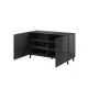 Aparador Cama Sideboard 2D REJA cinzento grafite brilhante/cinzento grafite brilhante