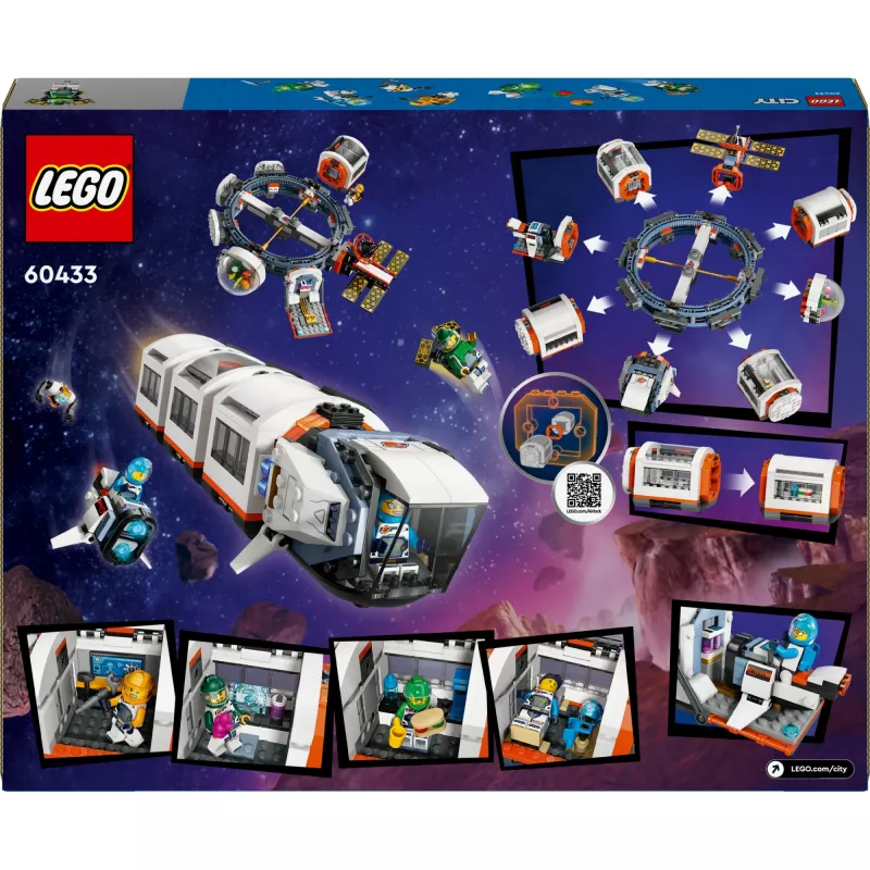 LEGO CITY 60433 ESTAÇÃO ESPACIAL MODULAR