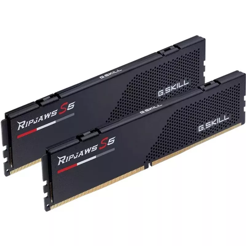 DIMM 96 GB DDR5-5600 (2x 48 GB) Dual-Kit, memória RAM preta, F5-5600J4040D48GX2-RS5K, Ripjaws S5, INTEL XMP