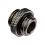 Adaptador Alphacool G1/4 macho para G1/4 macho, ligação angular metálica, preto