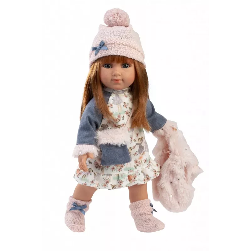 Boneca Llorens Nicole 35 cm – características realistas, corpo macio, boneca bebé