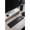 Savio KB-01 teclado Home/Office USB QWERTY US inglês preto