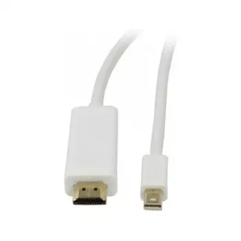 Synergy 21 Cabo de vídeo DisplayPort Mini> HDMI ST/ST 1,5 m* - cabo - digital/display/vídeo. Comprimento do cabo: 1,2 m, Conector 1: Mini DisplayPort, Conector