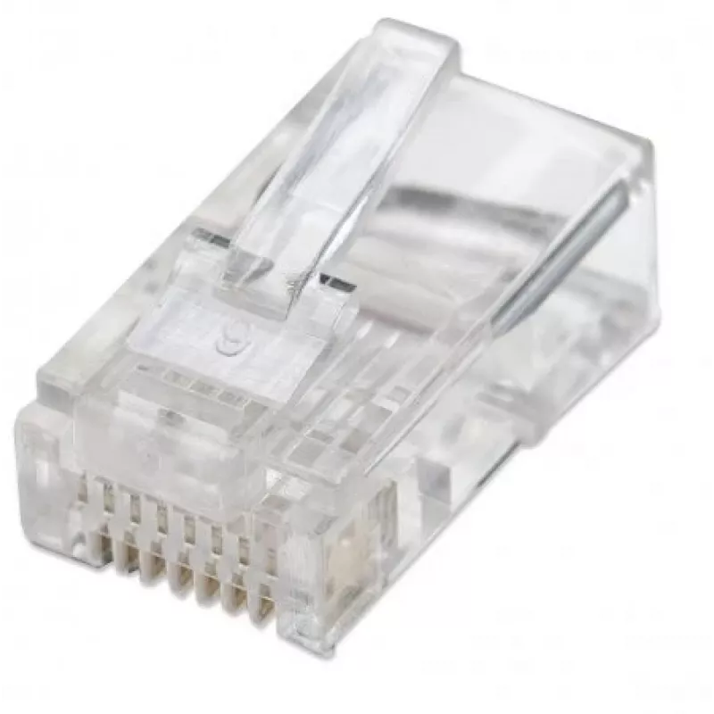 Conector de fios Intellinet 502375 RJ-45 transparente