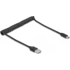 Cabo USB DeLOCK 90133 USB 2.0 0,8 m preto