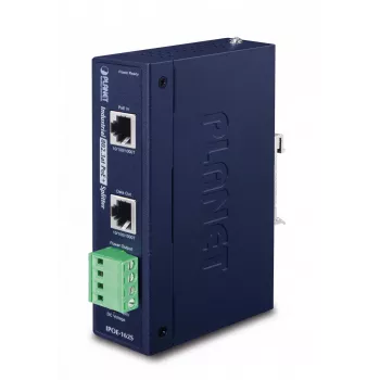 PLANET IPOE-162S - Splitter PoE (montagem em calha DIN possível) - 48 - 56 V - 25 Watt - Ethernet 10/100/1000 - portas de saída: 1