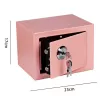 Extralink Home | Cofre doméstico | Escritório, cofre para chaves, cofre de segurança, rosa, S-404