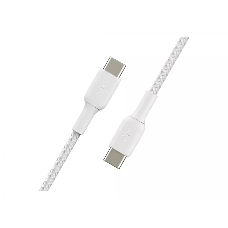 Belkin BOOST CHARGE - Cabo USB - 24 pin USB-C (M) para 24 pin USB-C (M) - USB 2.0 - 2 m - Branco