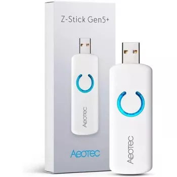 Adaptador USB Z-Wave Plus AEOTEC Z-Stick Gen5+ (alimentado por bateria, USB-A)