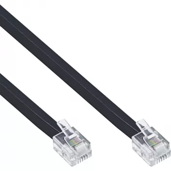 Cabo modular InLine RJ12 macho / macho 6P6C 20m