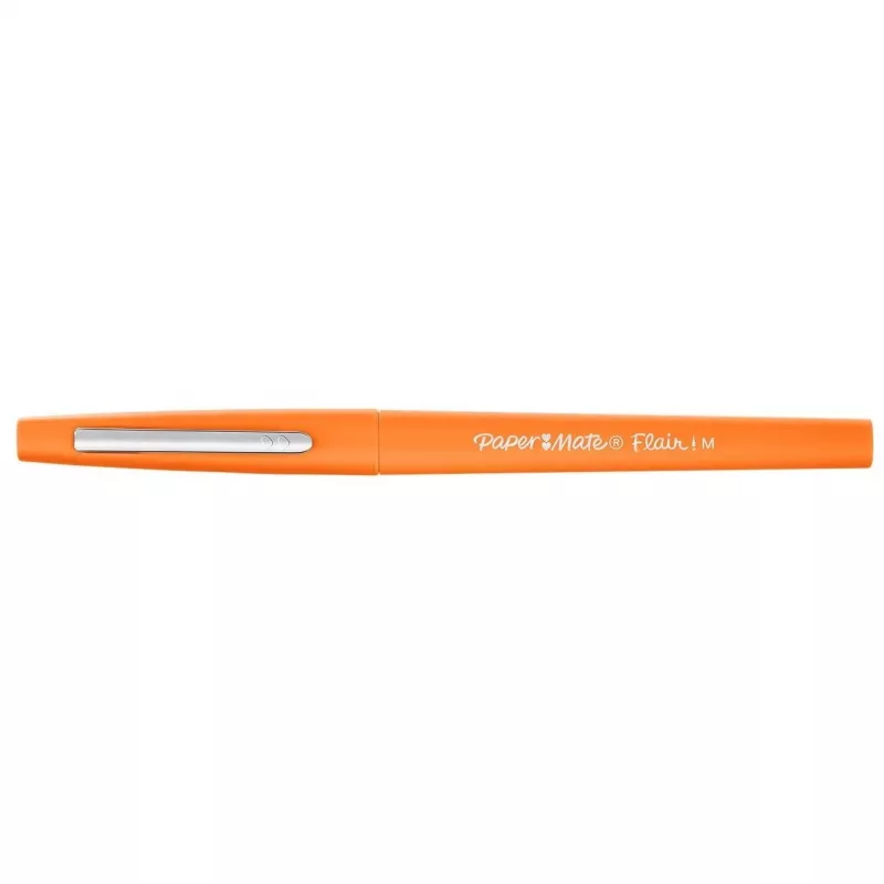 Marcador Papermate Flair Original médio azul verde laranja rosa