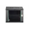 Armário de rack para montagem na parede DIGITUS Dynamic-N 9U, 600x450 mm (LxP), IP20, fechadura com chave, desmontado