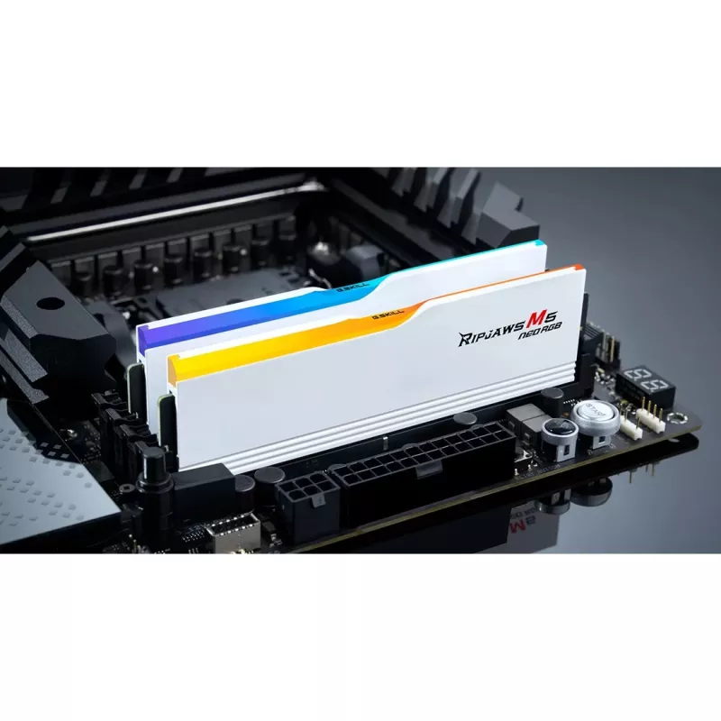 DIMM 64 GB DDR5-6000 (2x 32 GB) Dual-Kit, memória F5-6000J3238G32GX2-RM5NRW, Ripjaws M5 Neo, AMD EXPO