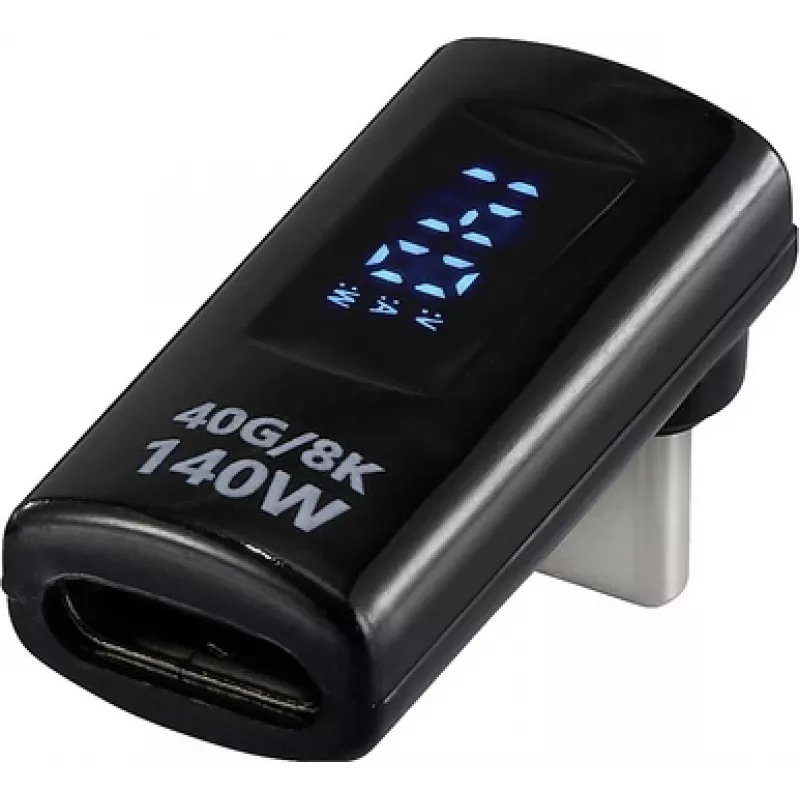 Adaptador USB-C Renkforce [1x macho - 1x fêmea] USB4 macho em L para fêmea (RF-6826674)