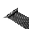 Pulseira de malha de substituição para Apple Watch da FIXED — compatível com 42/44/45/46/49 mm (preto)