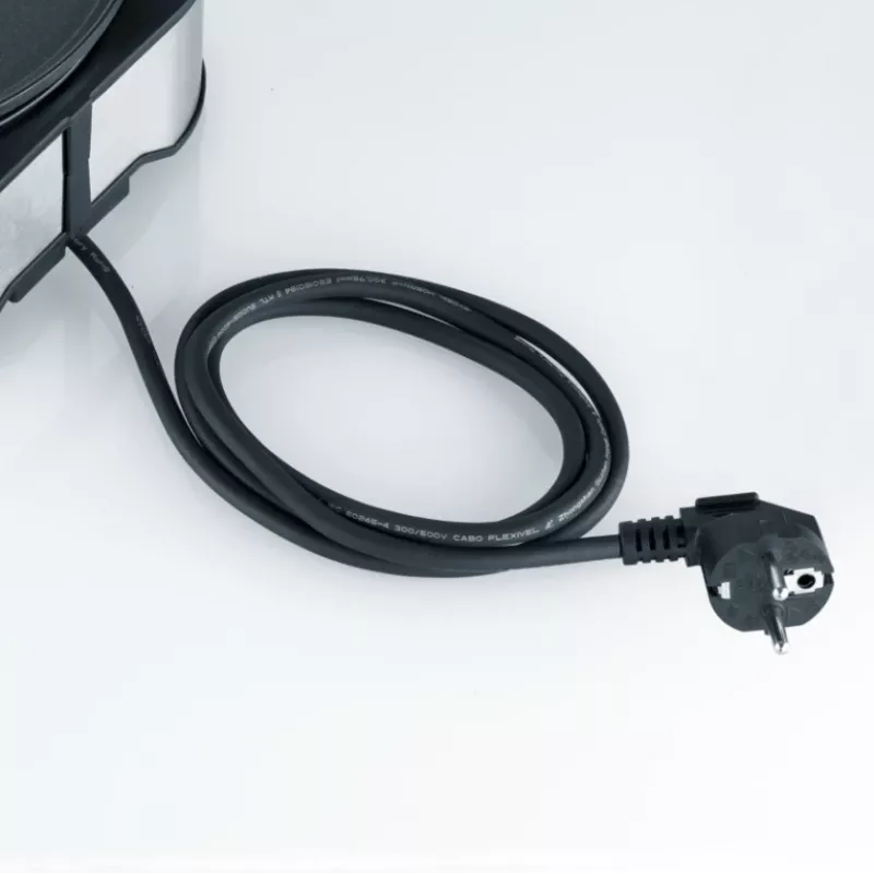 Severin FO 2471 combinação de fondue e crepes, preto/aço inoxidável