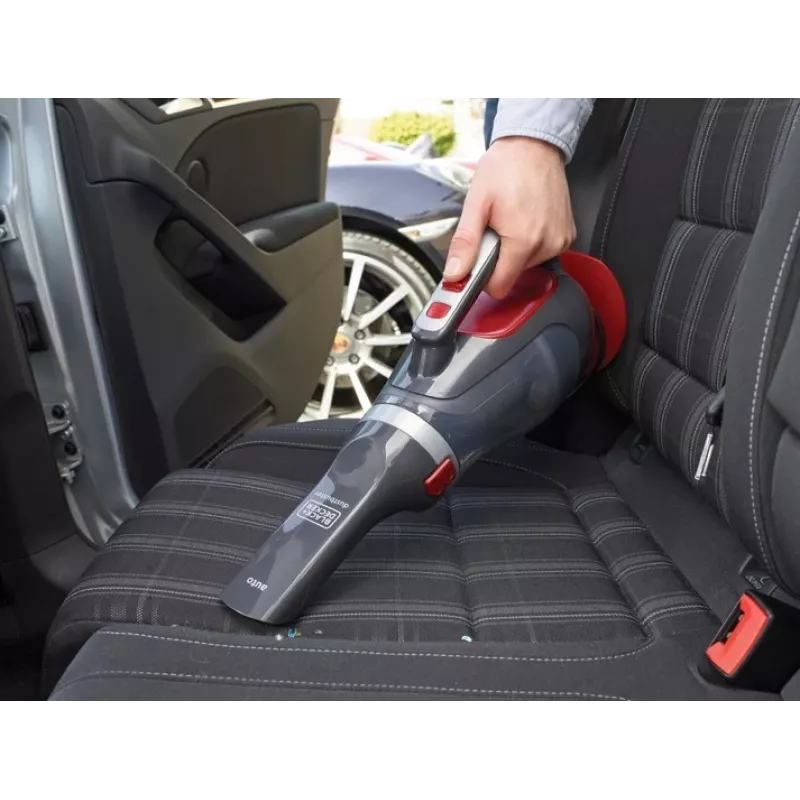 Aspirador de mão Black & Decker ADV1200 cinzento, vermelho sem saco