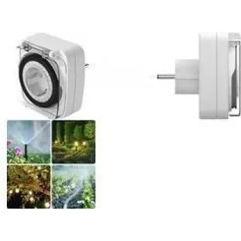 Temporizador mecânico ANSMANN Outdoor AES7, branco - para o mercado: D / NL / A / L - 1 unid. (1260-0013)