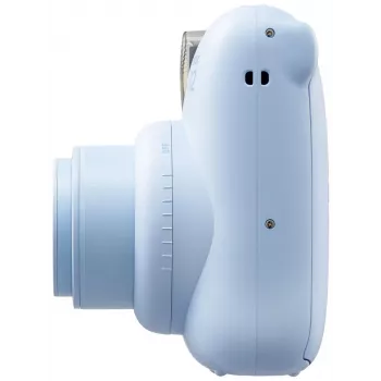 Máquina fotográfica instantânea Fujifilm Instax Mini 12 azul — impressões 86 x 54 mm, distância focal 60 mm, obturador eletrónico