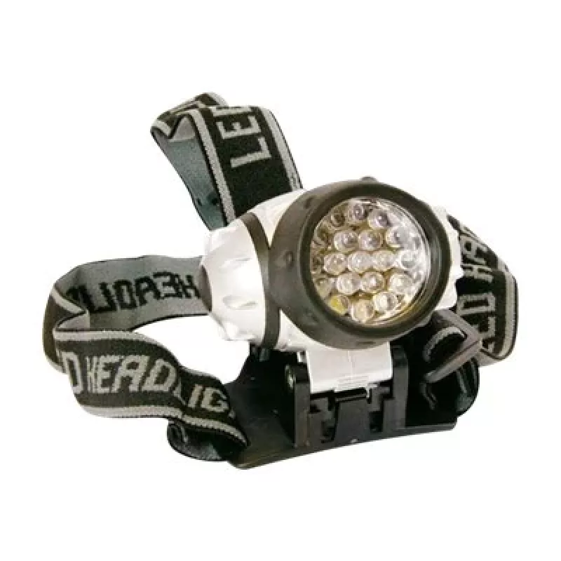 Lanterna de cabeça Arcas 19 LED 4 funções de luz