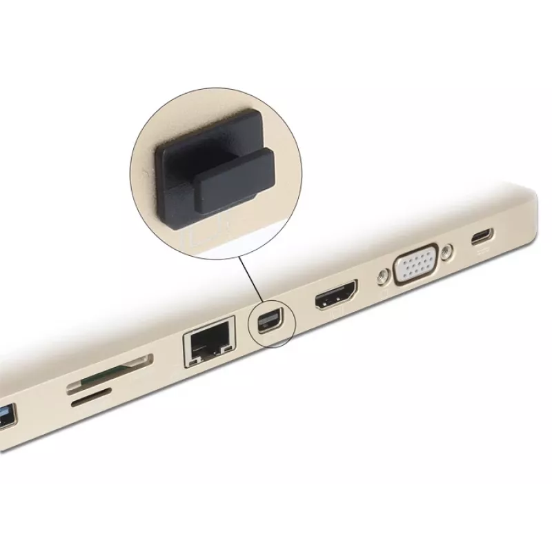 Tampa de proteção para conector fêmea Mini DisplayPort DeLOCK 64026