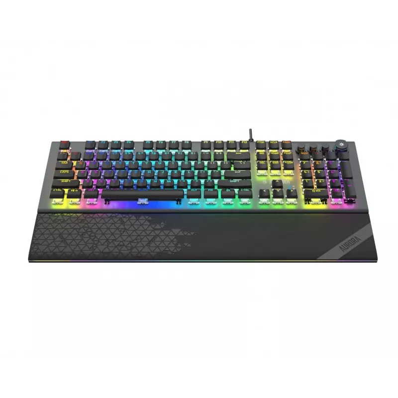 Teclado iBox Aurora K-5 USB QWERTY prateado