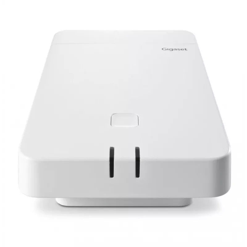 Estação base DECT Gigaset N770 IP Pro – 120 canais, HTTPS/SIPS/SRTP/SSL/TLS, interior 50 m, exterior 300 m, branca