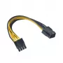 Akasa 6-Pin PCIe para 8-Pin ATX12V – cabo adaptador (AK-CB051)