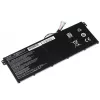 Bateria Green Cell AC52 para Acer Aspire E11 ES1-111M ES1-131 E15 ES1-512 Chromebook CB3-111 CB5-311, 11,4V 2200mAh Li-Ion, 3 células, preta