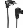 Cabo de alimentação ShiverPeaks BS09-06001 1,5 m CEE7/16 C7 conector fêmea