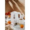 Chaleira elétrica Adler AD 1373 – capacidade de 1 L, 850 W, branca, base de 360°, polipropileno