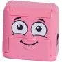 Carimbo retangular rosa Colop Marky para papel e têxtil