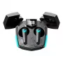 Auscultadores Canyon GTWS-2 sem fios Ear-Hook Gaming USB Type-C Bluetooth com dock de carregamento Preto (CND-GTWS2B)