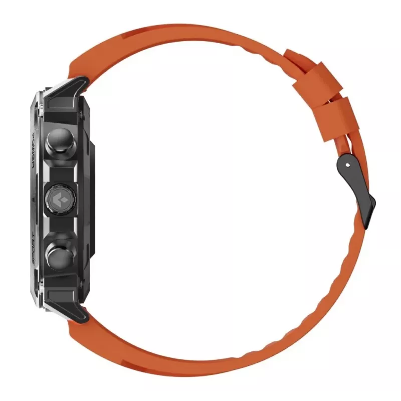 Smartwatch Garett Atom preto Steel